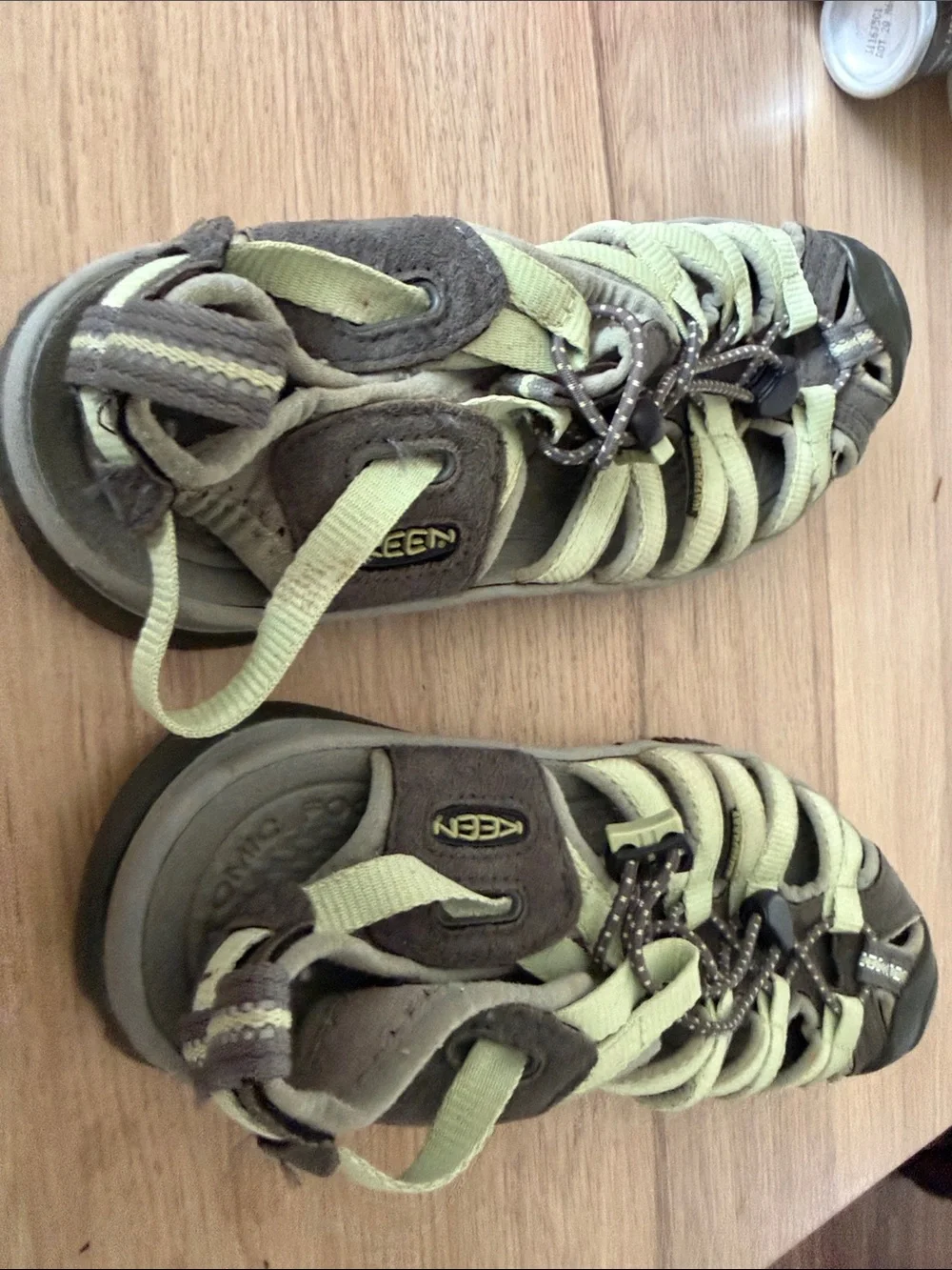 Keen Women's Sport Sandals in Light Green and Gray